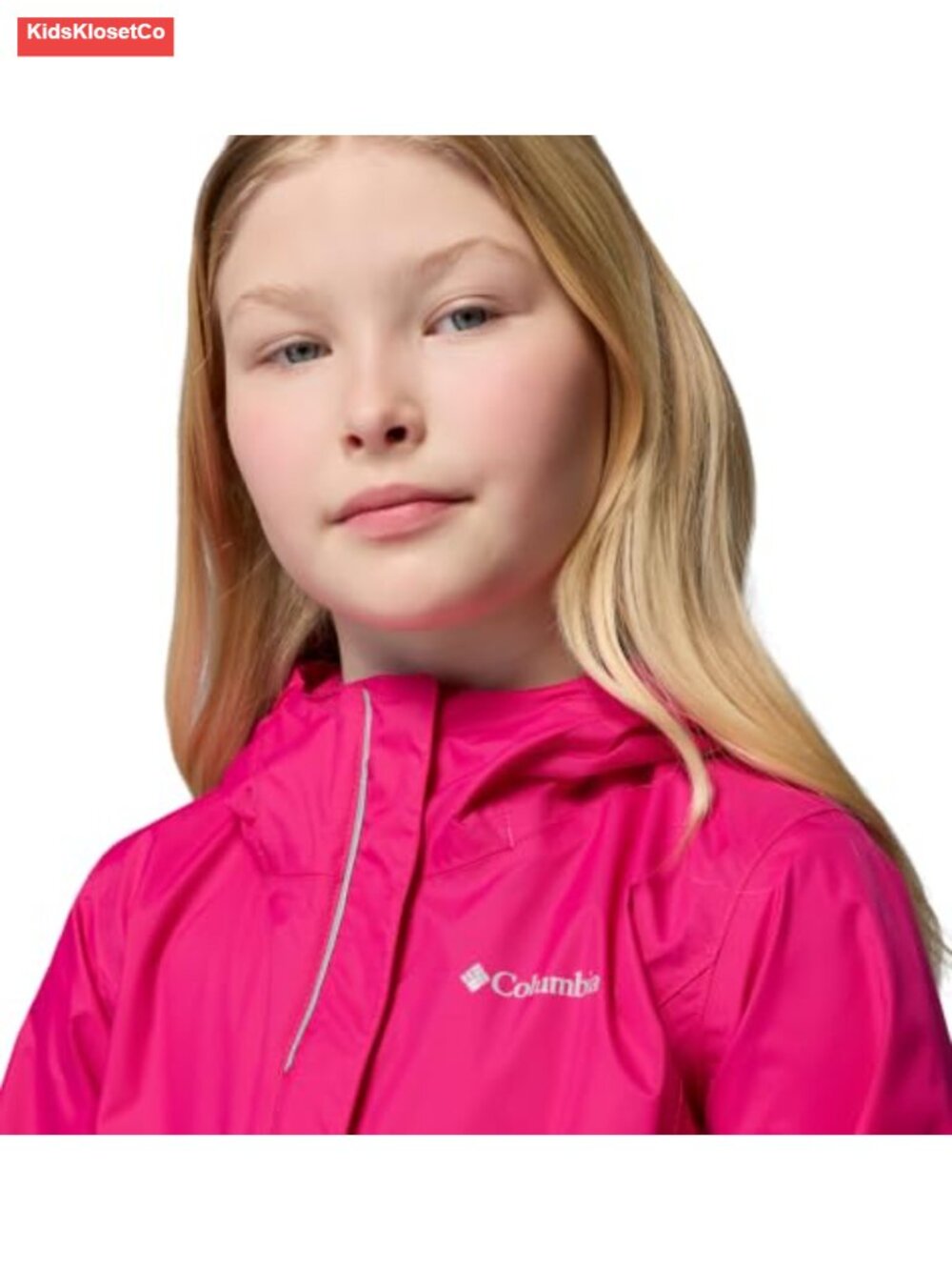 Kids Waterproof Rain Jacket, Fully Seam-Sealed, Adjustable Hood, Zippered - Picture 5 of 5